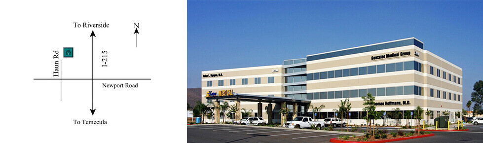 Outside our Menifee Location